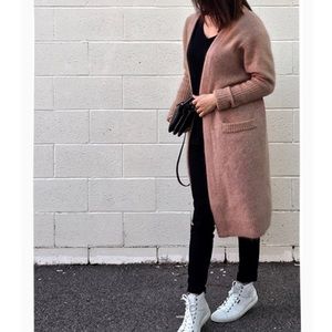 Acne Studios Raya Mohair long Cardigan